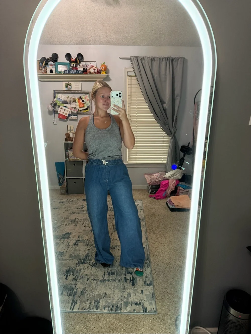 Old Navy kids Size Wide-Leg Jeans in Blue